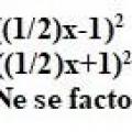 La forme factorisée de l'expression 2) est: