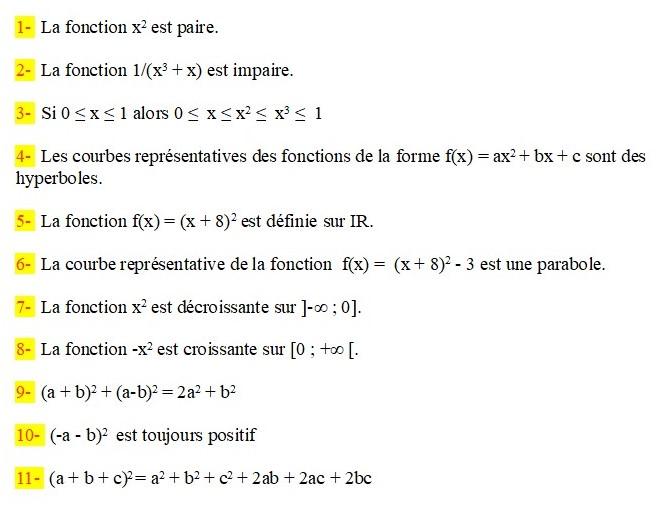 Fonctions de reference 1
